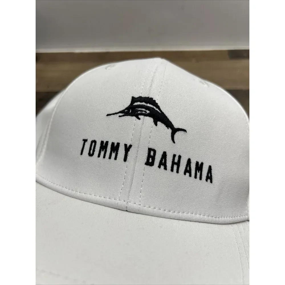 Tommy Bahama Men's‎ Hat Baja Margarita Hat 6 Panel Adjustable Cap NWT White